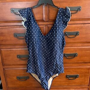 Summersalt Navy Polka Dot Swimsuit